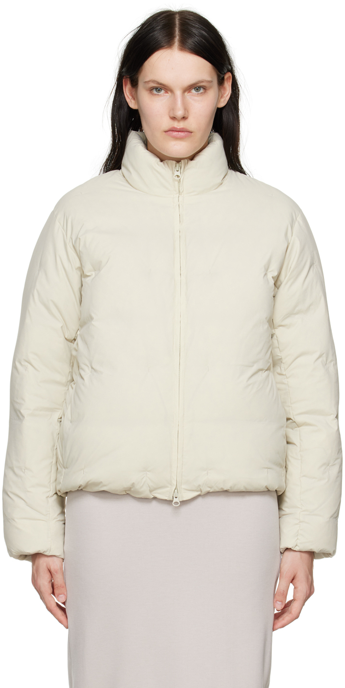 Post Archive Faction (paf) Beige 5.0 Right Down Jacket In 21741808 Ivory