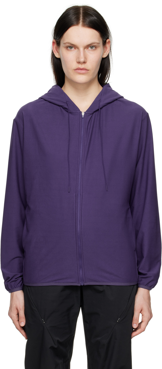 Purple 5.0 Center Hoodie by Post Archive Faction (PAF) on Sale