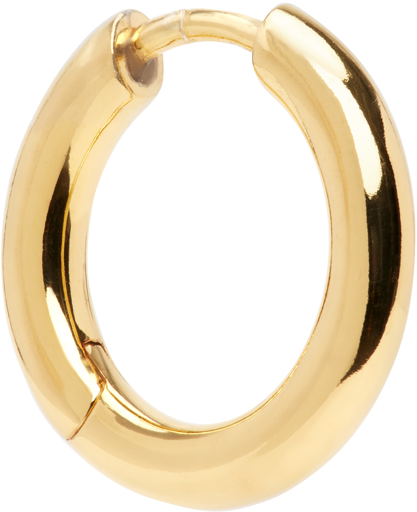 Maria Black Gold Polo Single Earring In Gold Hp