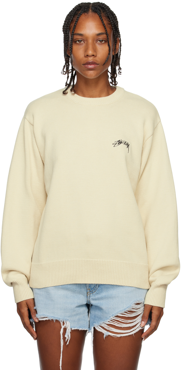 Stussy Care Label Sweater ナチュラル www.eva.gov.co