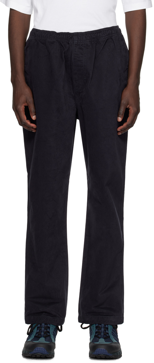 Stussy Navy Brushed Trousers
