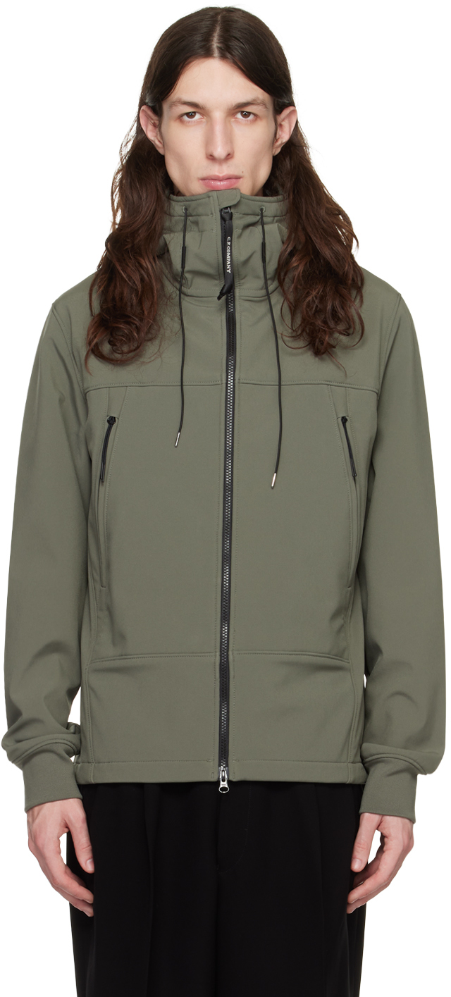 C.p. Company Green Shell-r Goggle Jacket | ModeSens