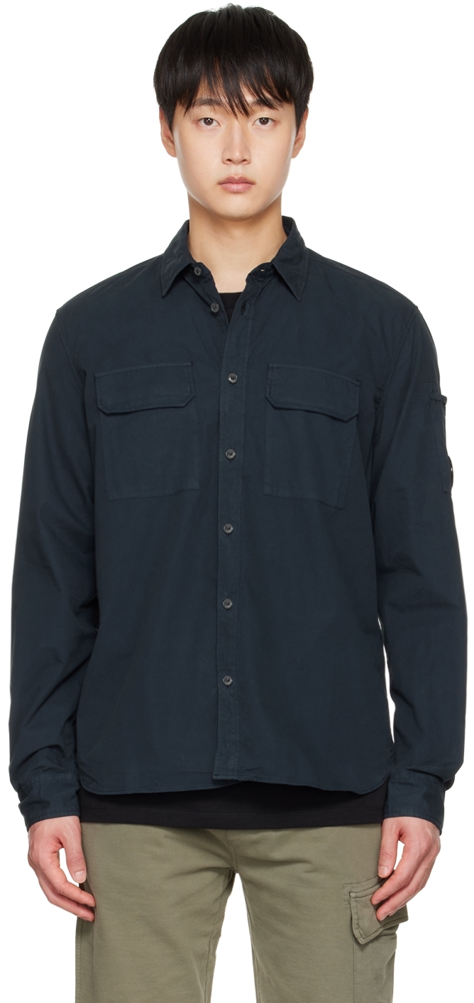 C. P. Company Navy Long Sleeve Shirt