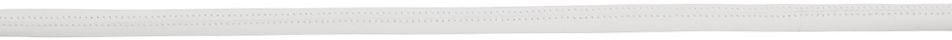Shop Dries Van Noten White Thin Metal Cord Belt In 1 White