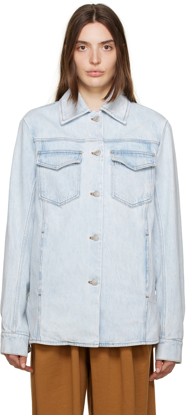 Blue Shirttail Denim Jacket