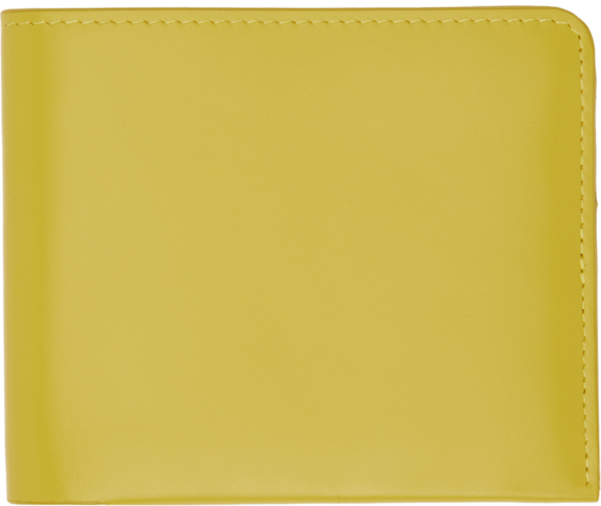 Dries Van Noten: Yellow Bifold Wallet | SSENSE