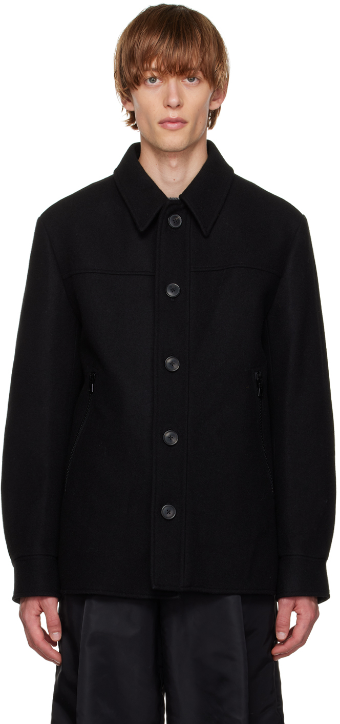 Black Button Up Jacket