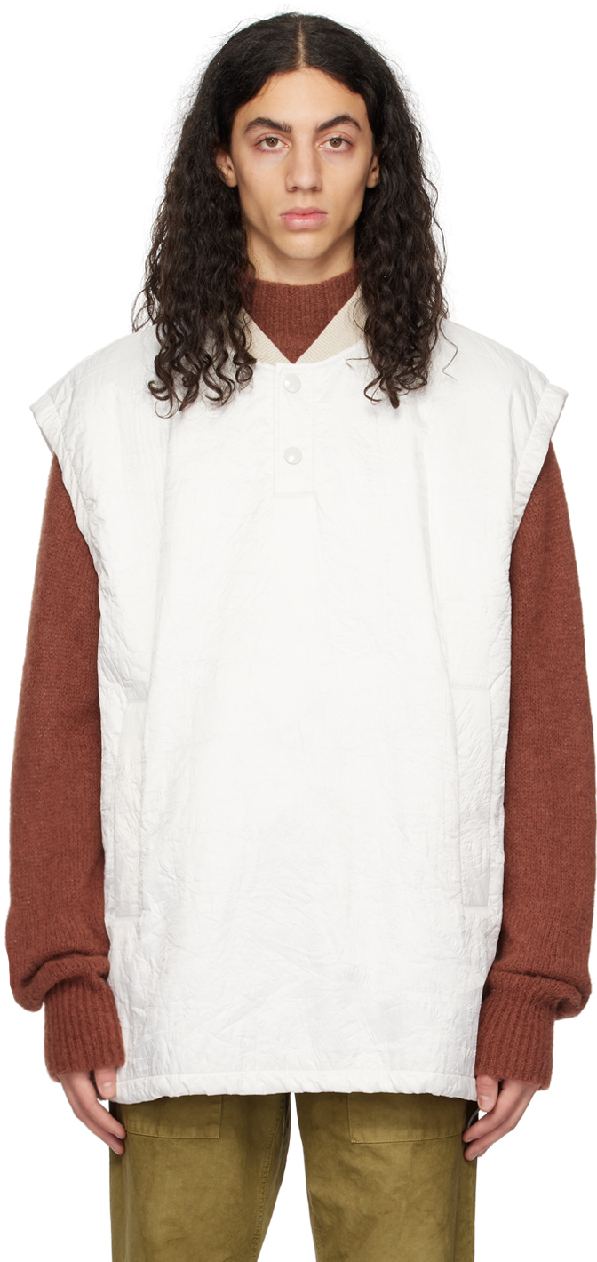 Dries Van Noten: White Pullover Vest | SSENSE