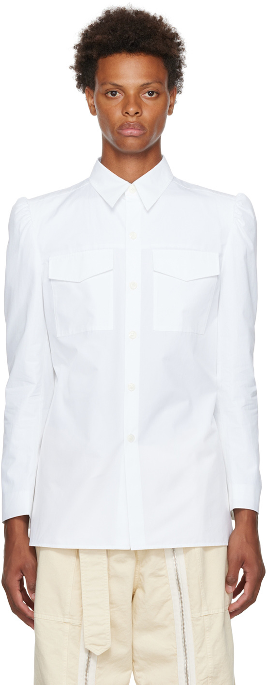 Dries Van Noten: White Cassely Shirt | SSENSE