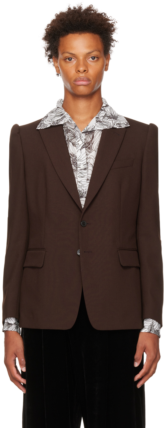Burgundy Baldeni Blazer