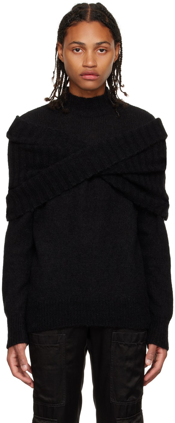 Dries Van Noten Black Navarre Sweater
