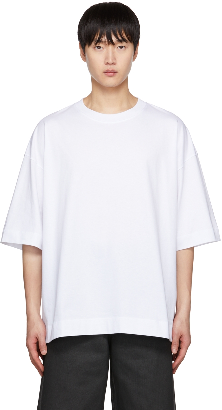 Dries Van Noten: White Hen T-Shirt | SSENSE