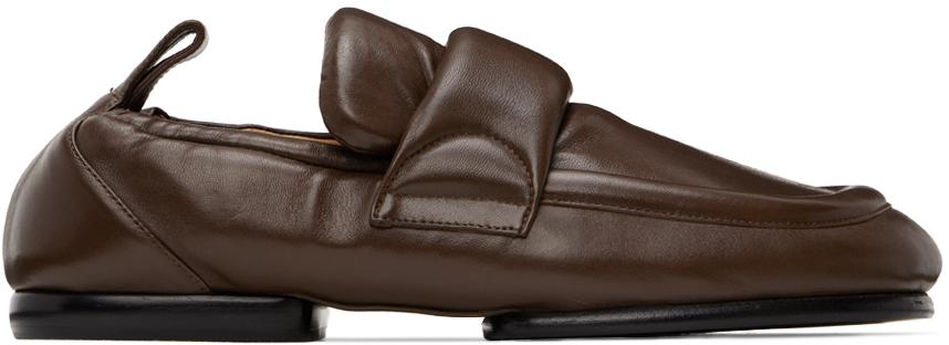 Brown Padded Loafers