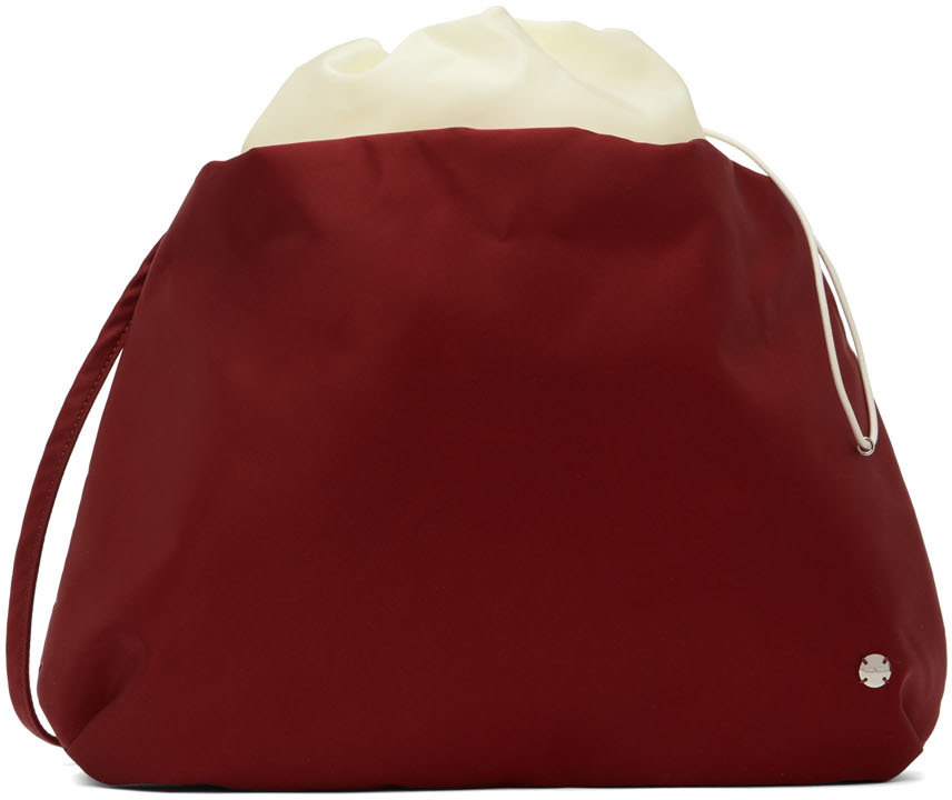 The Row Red Xl Bourse Pouch In Dcip Dark Cherry I ModeSens