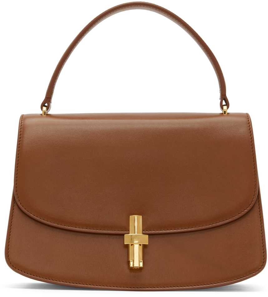 The Row Nu Twin Leather Bag in Oyster | Smart Closet