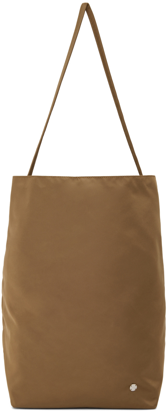 The Row: Brown Large N/S Park Tote | SSENSE
