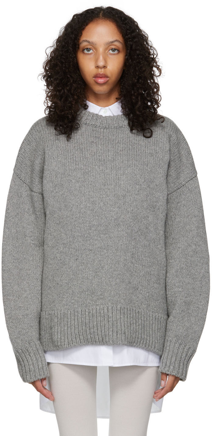 The Row Gray Ophelia Sweater