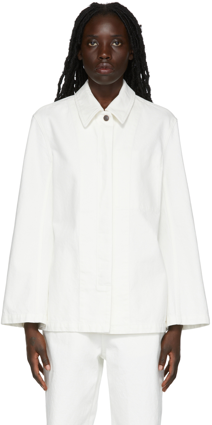 The Row: White Somie Shirt | SSENSE UK