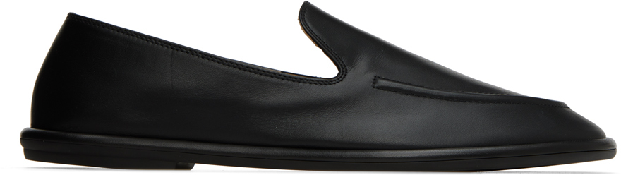 Black Canal Loafers