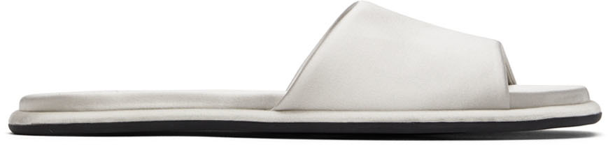 The Row Gray Canal Slippers