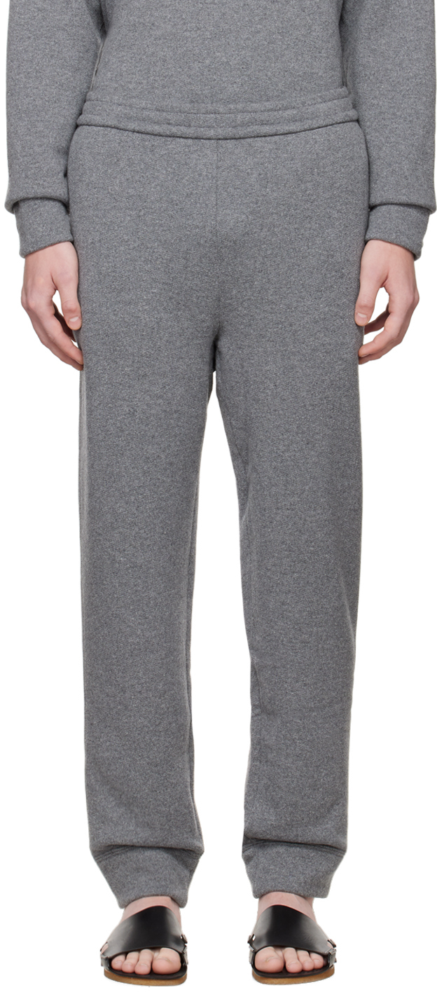 Gray Lusaka Lounge Pants by The Row on Sale