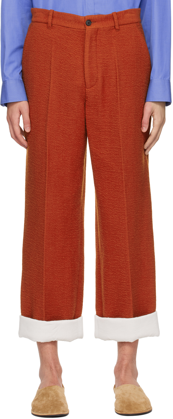 The Row Orange Gustavo Trousers