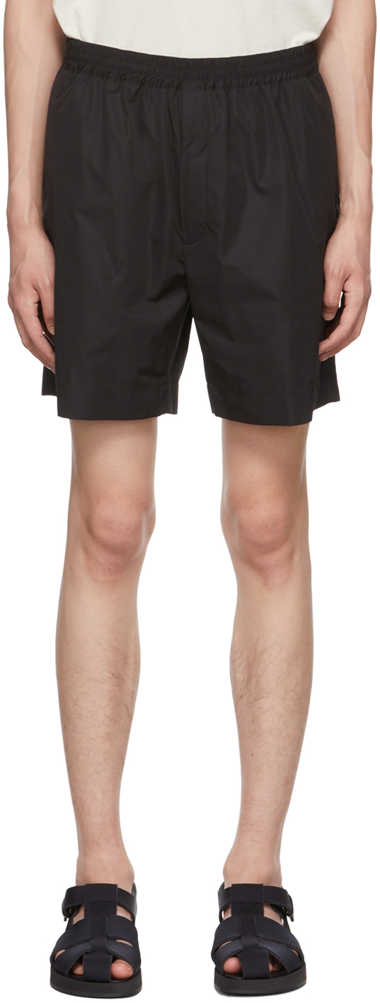 SSENSE Exclusive Black Gerhardt Shorts by The Row on Sale