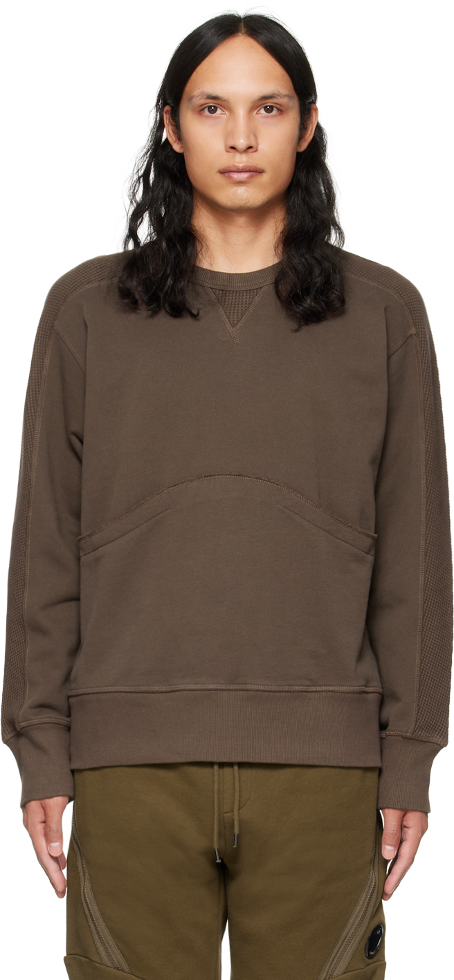 Brown Distressed Sweatshirt