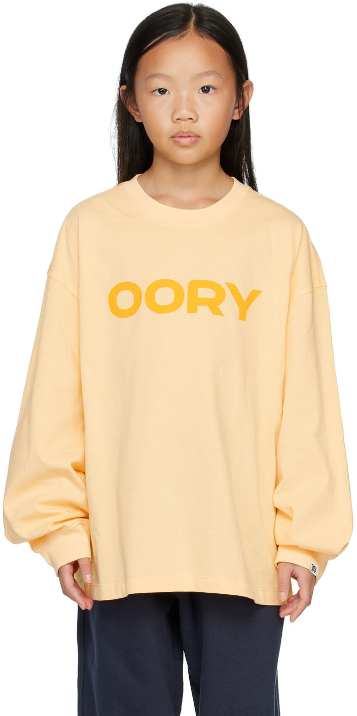 Oorykids Kids Yellow Printed Long Sleeve T-shirt
