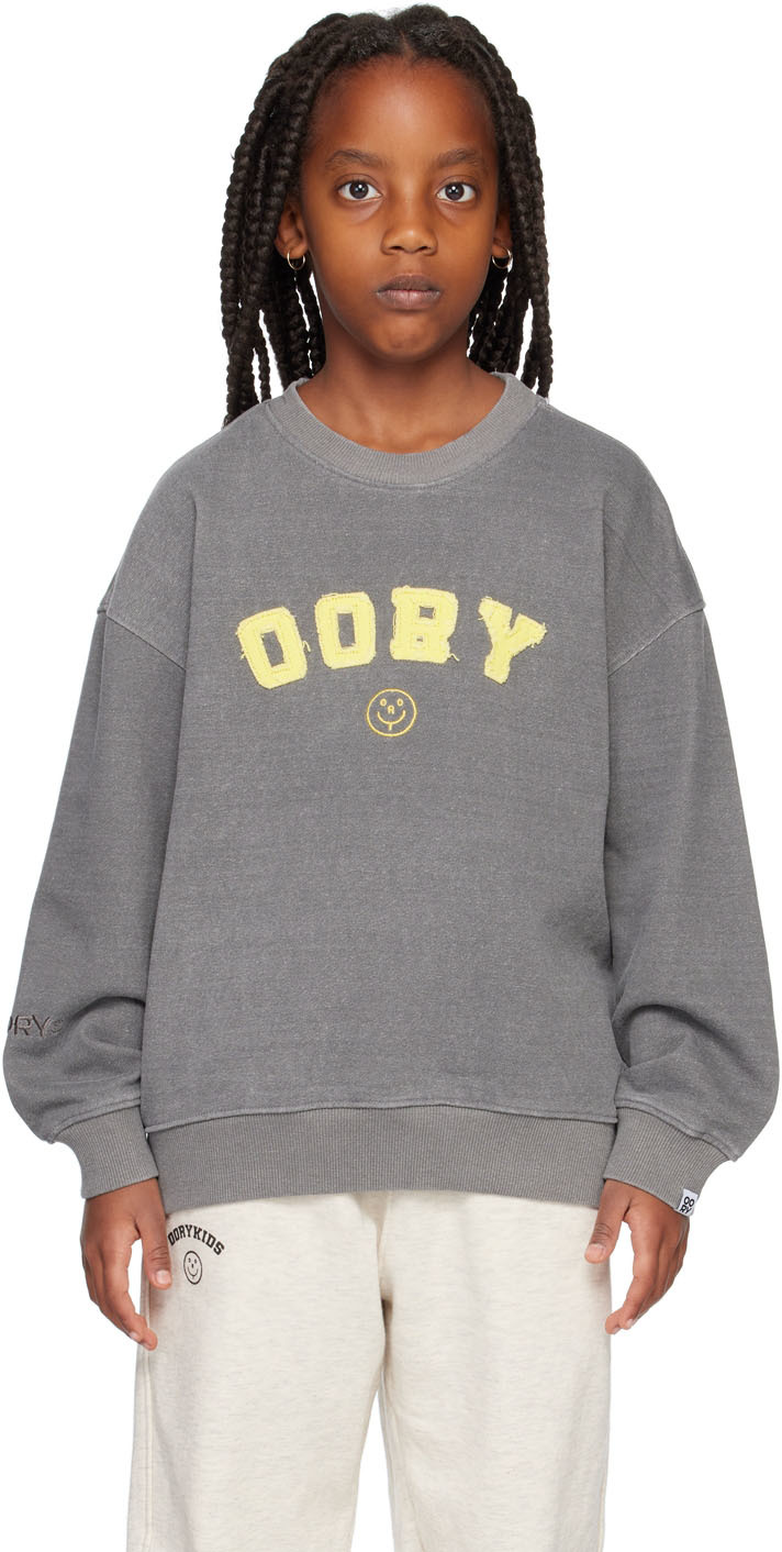 Kids Grey Embroidered Tiger Sweatshirt Ssense Abbigliamento Maglioni e cardigan Felpe e hoodies Felpe 