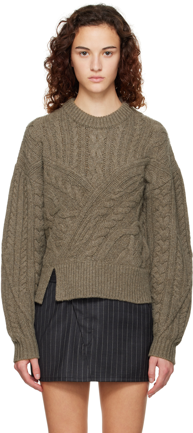 The Garment Canada Knit Wool Sweater In Grey