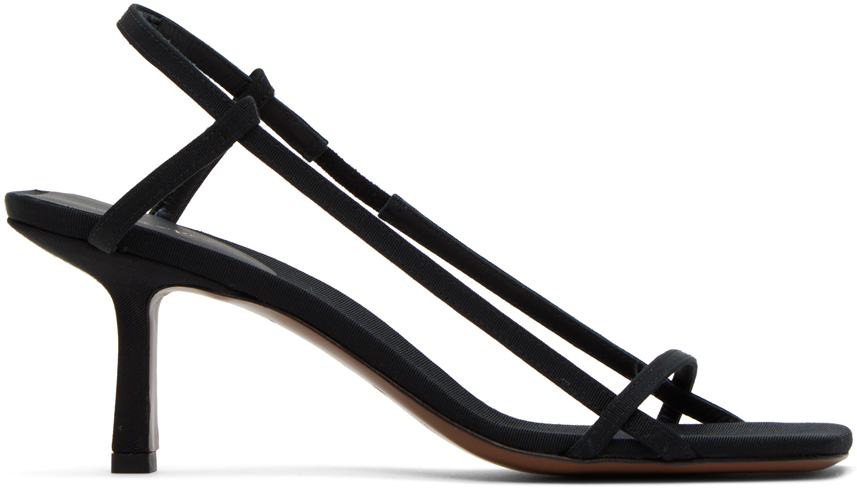 Shop Neous Black Merga Heeled Sandals