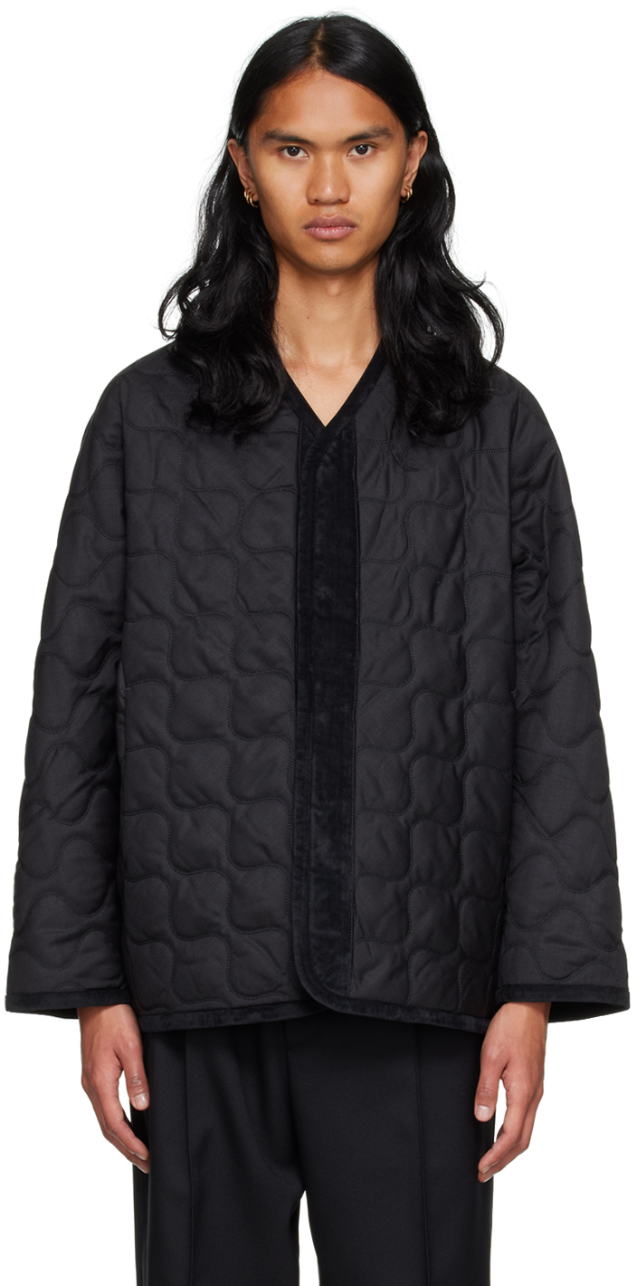 Cornerstone Black Quilted Jacket