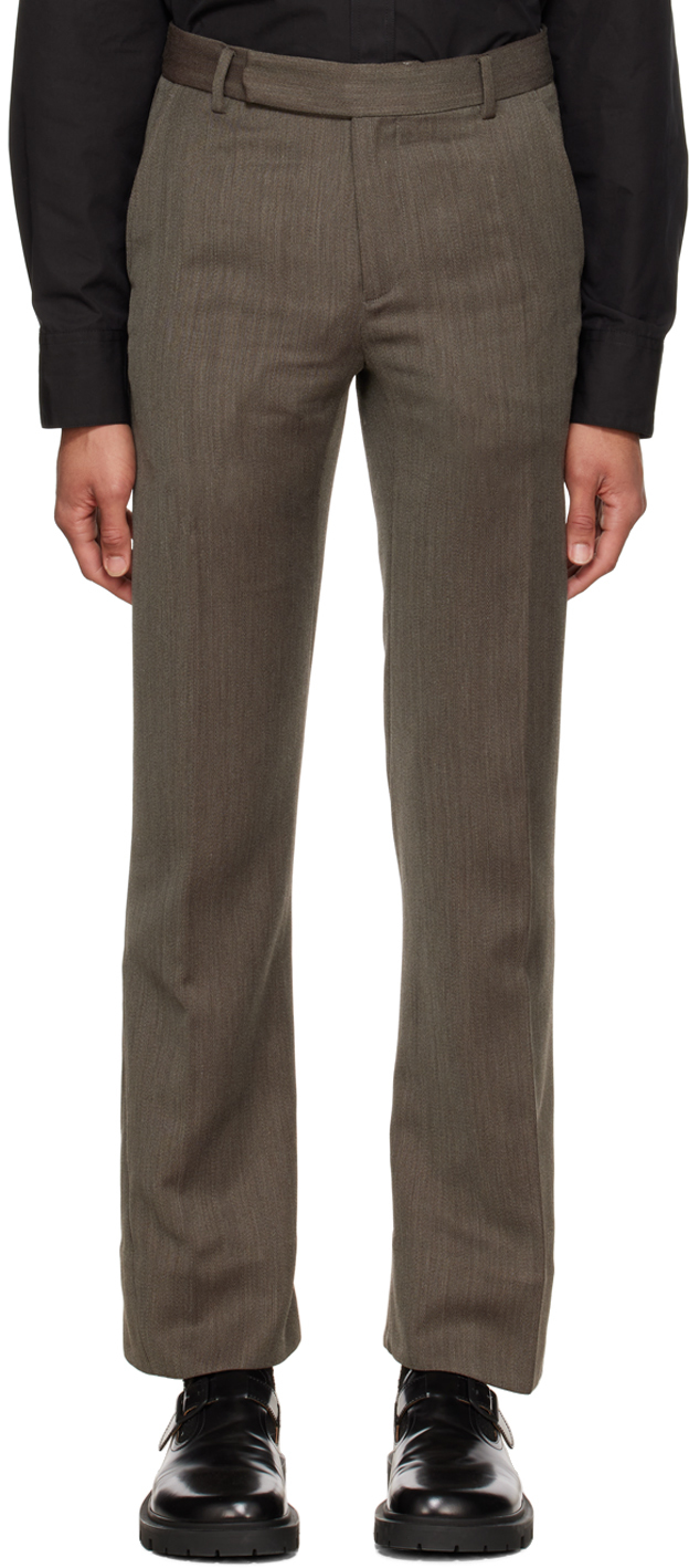 cornerstone 21aw side seam trousers-