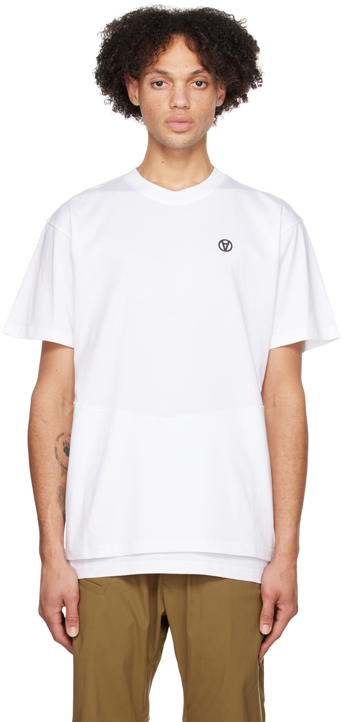 ACRONYM White Layered T-Shirt