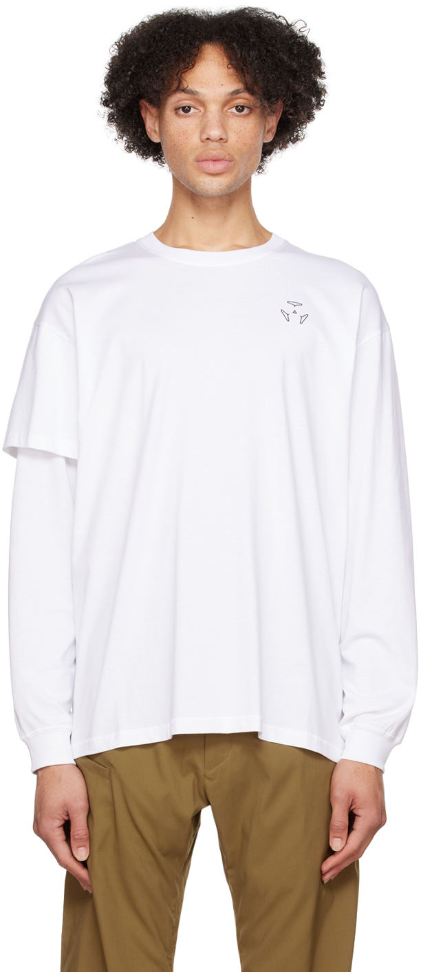 ACRONYM®: White Layered Long Sleeve T-Shirt | SSENSE
