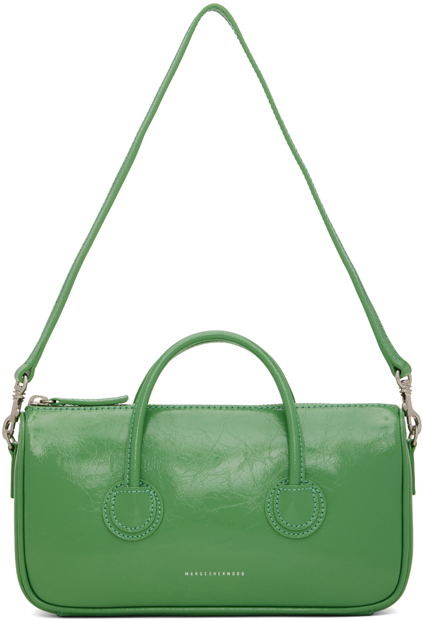 Marge Sherwood Green Small Zipper Top Handle Bag | Smart Closet
