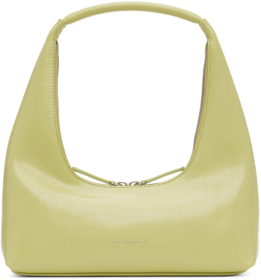 Marge Sherwood Green Leather Shoulder Bag