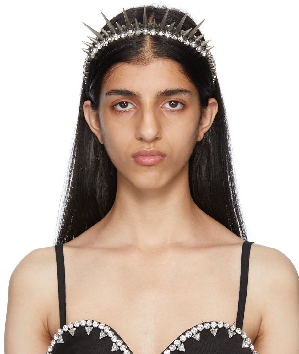 AREA SILVER SPIKE HEADBAND