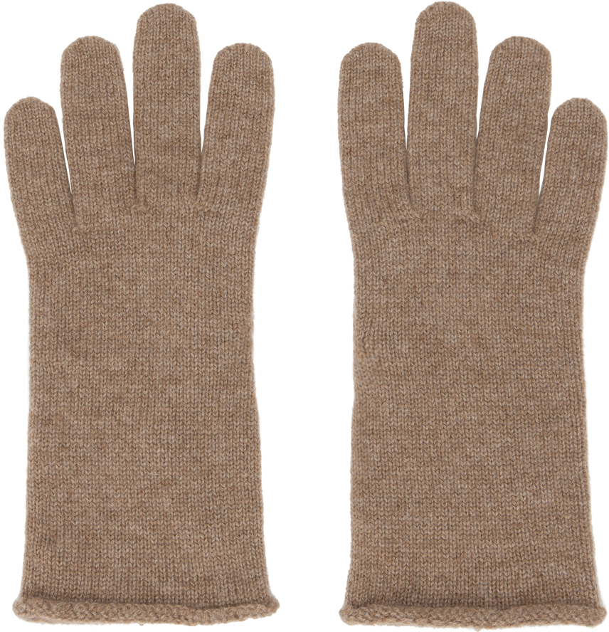 Brown Wool Gloves SSENSE Women Accessories Gloves 