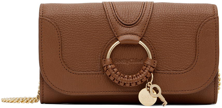 See by Chloé Brown Hana Chain Wallet