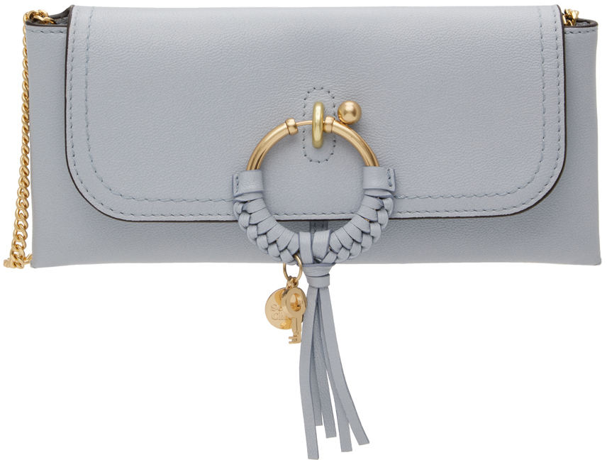 See by Chloé: Blue Joan Evening Bag | SSENSE UK