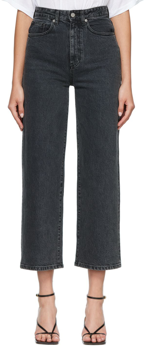 Arch The Black High Waist Cropped Jeans