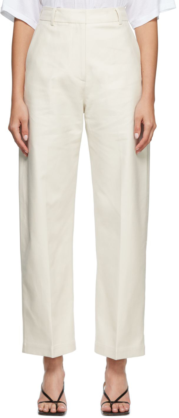 Arch The Off-White High Waist Trousers