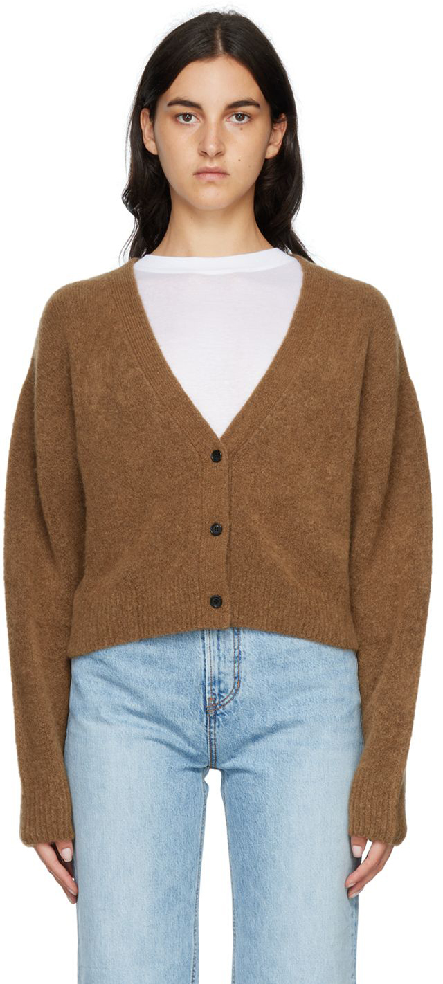 Arch The Tan Brushed Cardigan