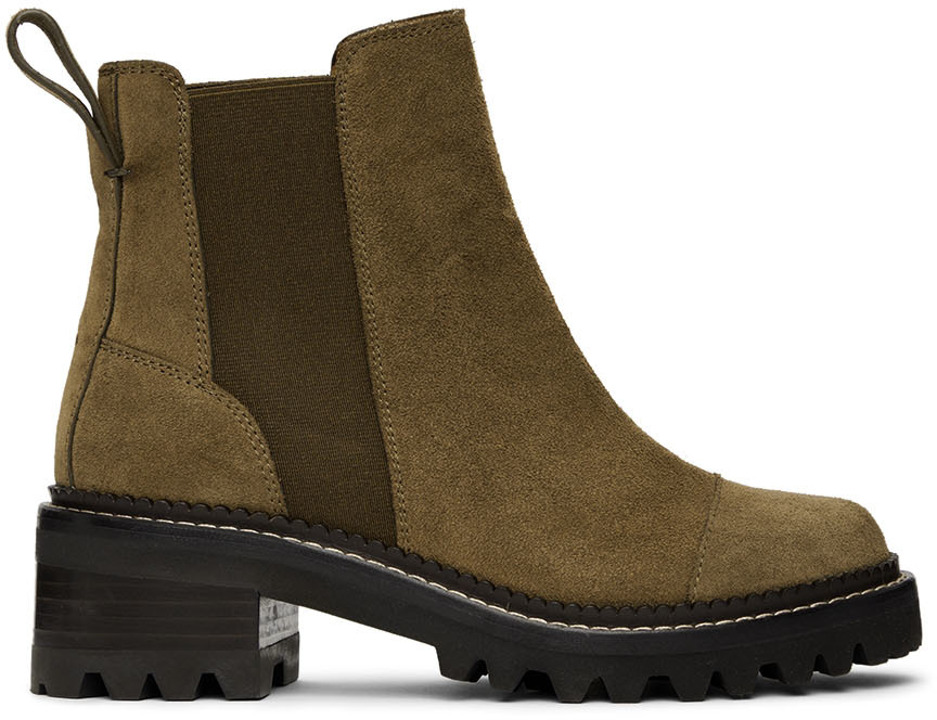 See by Chloé Brown Mallory Chelsea Boots