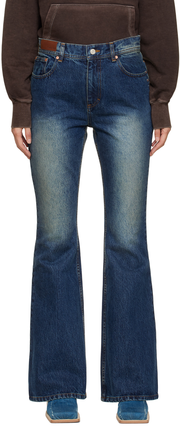 Andersson Bell: Blue Flared Jeans | SSENSE