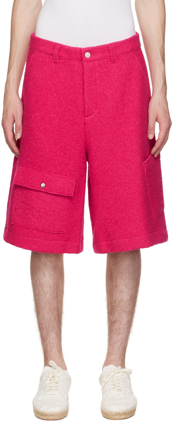 Kære fordel slutpunkt Andersson Bell: Pink Winter Cargo Shorts | SSENSE