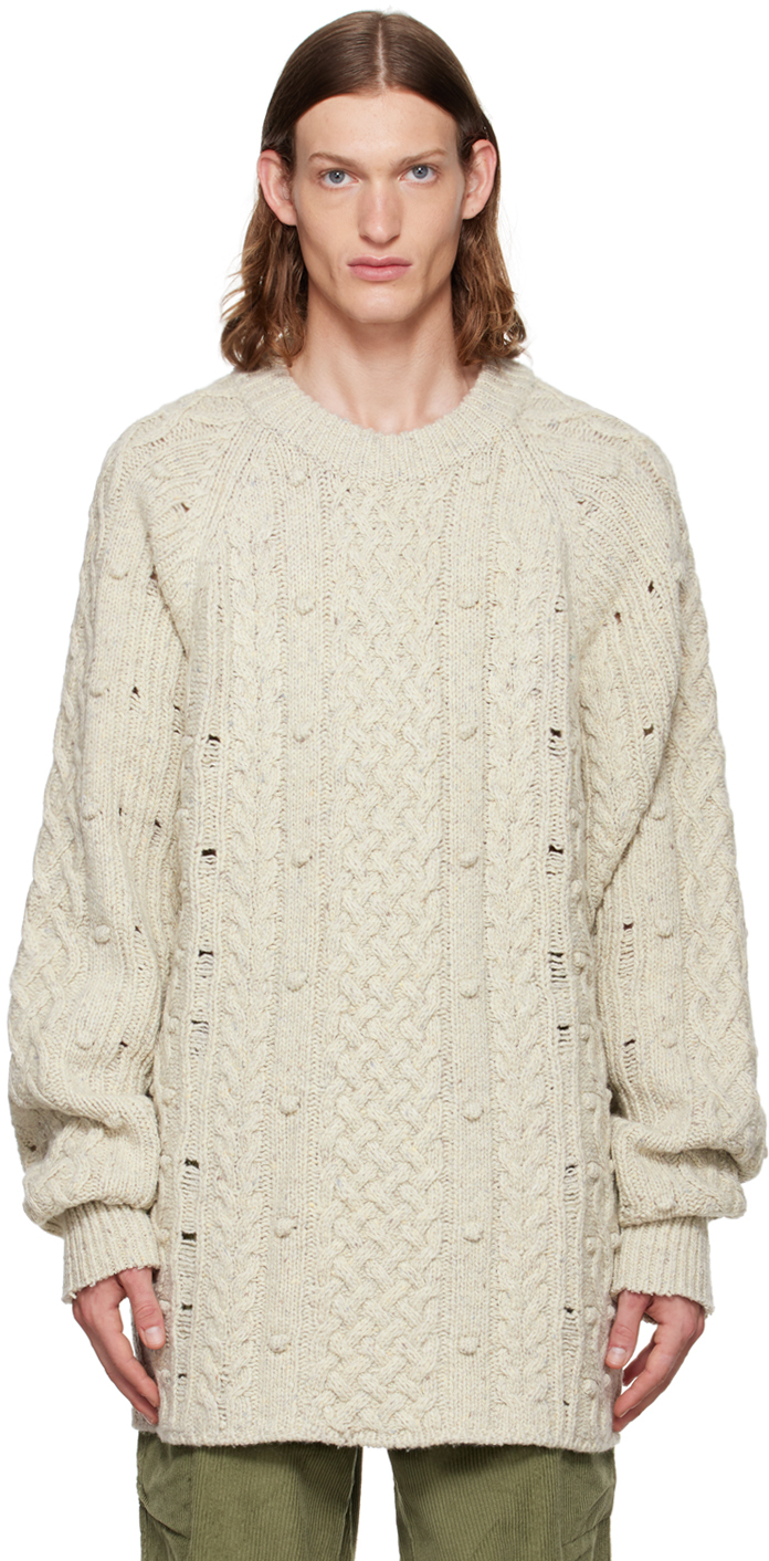 Beige Long Sweater