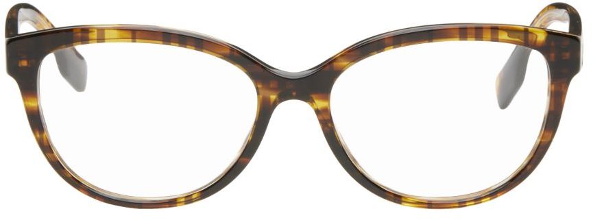 Burberry Brown Oval Glasses